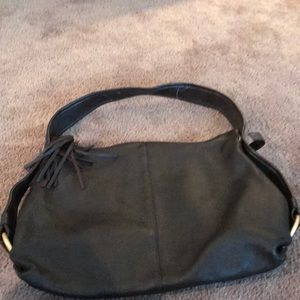 100%Leather, Dark brown Lina purse